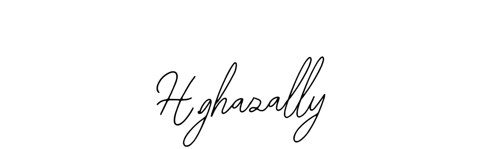 Make a beautiful signature design for name H.ghazally. Use this online signature maker to create a handwritten signature for free. H.ghazally signature style 12 images and pictures png