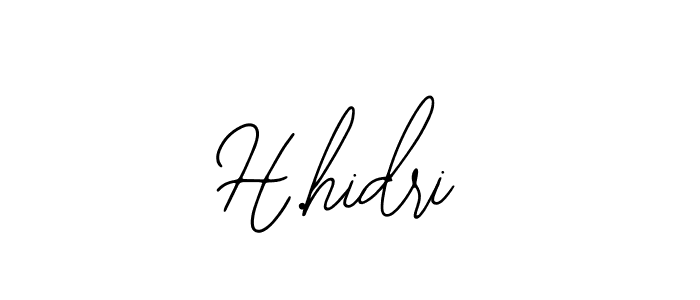 How to Draw H.hidri signature style? Bearetta-2O07w is a latest design signature styles for name H.hidri. H.hidri signature style 12 images and pictures png