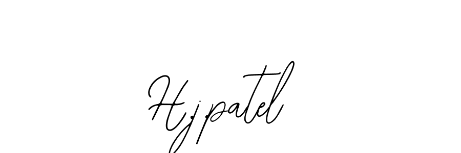 Make a beautiful signature design for name H.j.patel. With this signature (Bearetta-2O07w) style, you can create a handwritten signature for free. H.j.patel signature style 12 images and pictures png