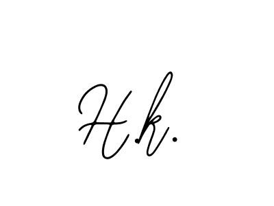 How to make H.k. name signature. Use Bearetta-2O07w style for creating short signs online. This is the latest handwritten sign. H.k. signature style 12 images and pictures png