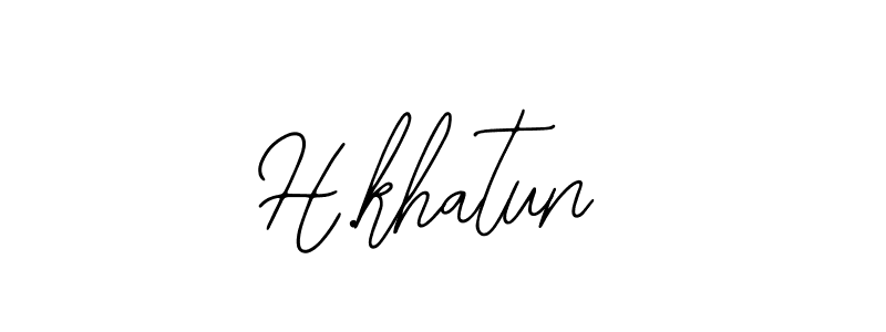 Make a short H.khatun signature style. Manage your documents anywhere anytime using Bearetta-2O07w. Create and add eSignatures, submit forms, share and send files easily. H.khatun signature style 12 images and pictures png