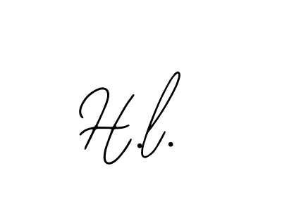 This is the best signature style for the H.l. name. Also you like these signature font (Bearetta-2O07w). Mix name signature. H.l. signature style 12 images and pictures png