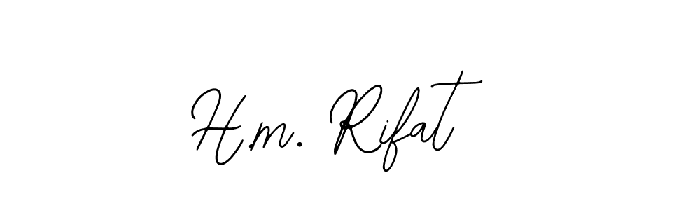 It looks lik you need a new signature style for name H.m. Rifat. Design unique handwritten (Bearetta-2O07w) signature with our free signature maker in just a few clicks. H.m. Rifat signature style 12 images and pictures png