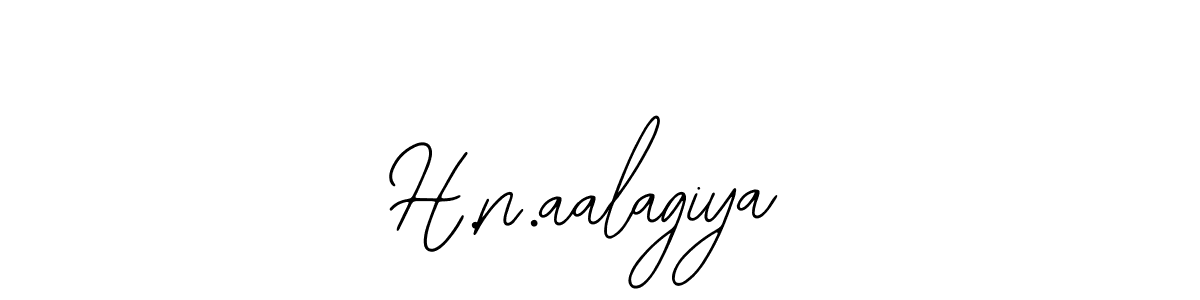 Design your own signature with our free online signature maker. With this signature software, you can create a handwritten (Bearetta-2O07w) signature for name H.n.aalagiya. H.n.aalagiya signature style 12 images and pictures png