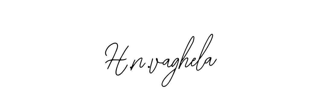 Design your own signature with our free online signature maker. With this signature software, you can create a handwritten (Bearetta-2O07w) signature for name H.n.vaghela. H.n.vaghela signature style 12 images and pictures png