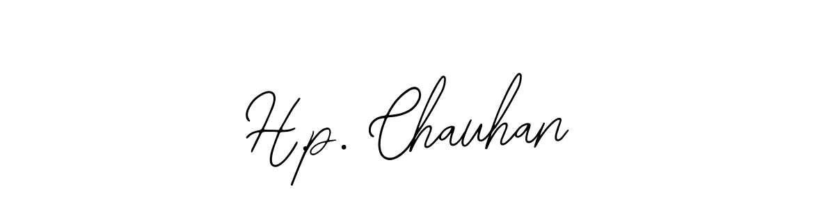 Also You can easily find your signature by using the search form. We will create H.p. Chauhan name handwritten signature images for you free of cost using Bearetta-2O07w sign style. H.p. Chauhan signature style 12 images and pictures png