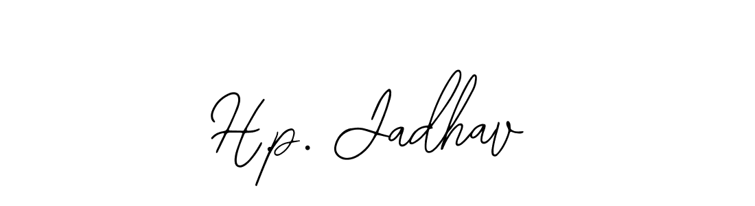 Make a beautiful signature design for name H.p. Jadhav. With this signature (Bearetta-2O07w) style, you can create a handwritten signature for free. H.p. Jadhav signature style 12 images and pictures png