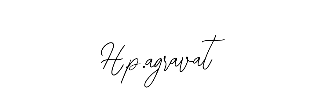 Use a signature maker to create a handwritten signature online. With this signature software, you can design (Bearetta-2O07w) your own signature for name H.p.agravat. H.p.agravat signature style 12 images and pictures png