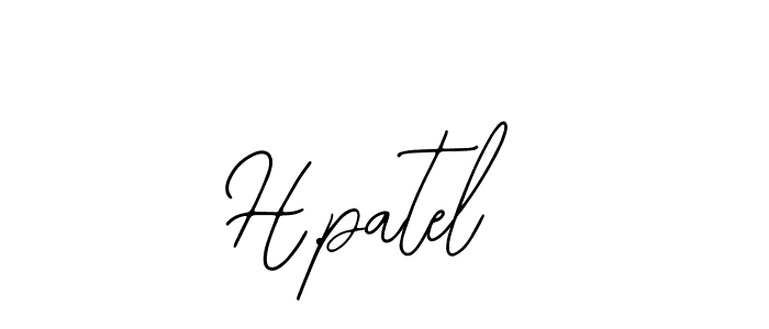 How to Draw H.patel signature style? Bearetta-2O07w is a latest design signature styles for name H.patel. H.patel signature style 12 images and pictures png