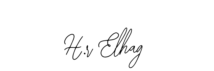 H.r Elhag stylish signature style. Best Handwritten Sign (Bearetta-2O07w) for my name. Handwritten Signature Collection Ideas for my name H.r Elhag. H.r Elhag signature style 12 images and pictures png