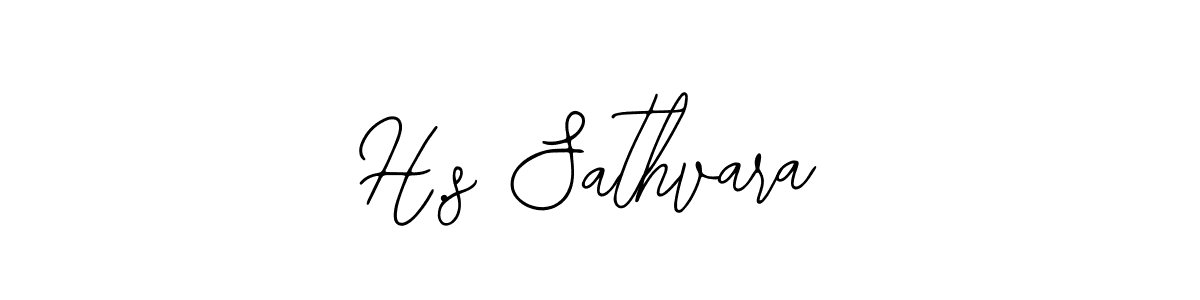 How to make H.s Sathvara signature? Bearetta-2O07w is a professional autograph style. Create handwritten signature for H.s Sathvara name. H.s Sathvara signature style 12 images and pictures png