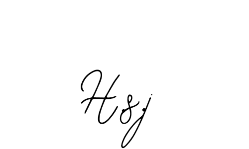 Also You can easily find your signature by using the search form. We will create H.s.j name handwritten signature images for you free of cost using Bearetta-2O07w sign style. H.s.j signature style 12 images and pictures png