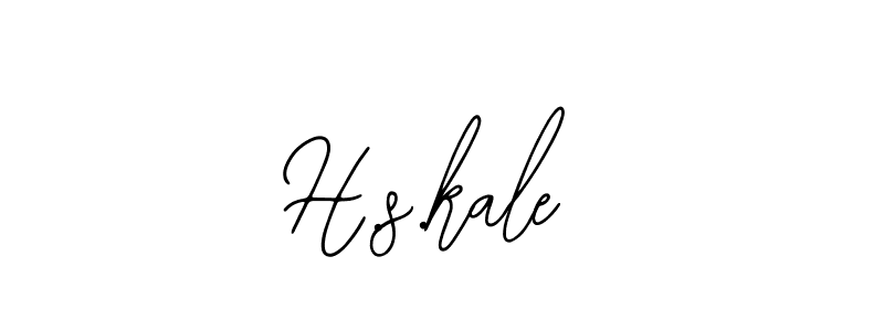 The best way (Bearetta-2O07w) to make a short signature is to pick only two or three words in your name. The name H.s.kale include a total of six letters. For converting this name. H.s.kale signature style 12 images and pictures png