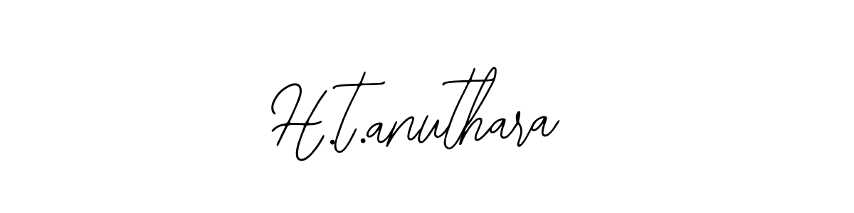 Design your own signature with our free online signature maker. With this signature software, you can create a handwritten (Bearetta-2O07w) signature for name H.t.anuthara. H.t.anuthara signature style 12 images and pictures png