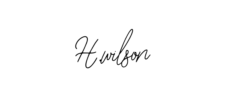 Make a beautiful signature design for name H.wilson. Use this online signature maker to create a handwritten signature for free. H.wilson signature style 12 images and pictures png