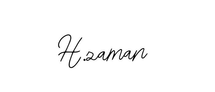 Make a beautiful signature design for name H.zaman. Use this online signature maker to create a handwritten signature for free. H.zaman signature style 12 images and pictures png