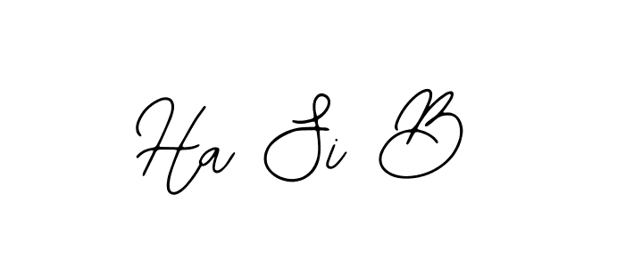 The best way (Bearetta-2O07w) to make a short signature is to pick only two or three words in your name. The name Ha Si B include a total of six letters. For converting this name. Ha Si B signature style 12 images and pictures png