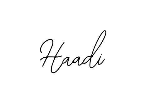 if you are searching for the best signature style for your name Haadi. so please give up your signature search. here we have designed multiple signature styles  using Bearetta-2O07w. Haadi signature style 12 images and pictures png