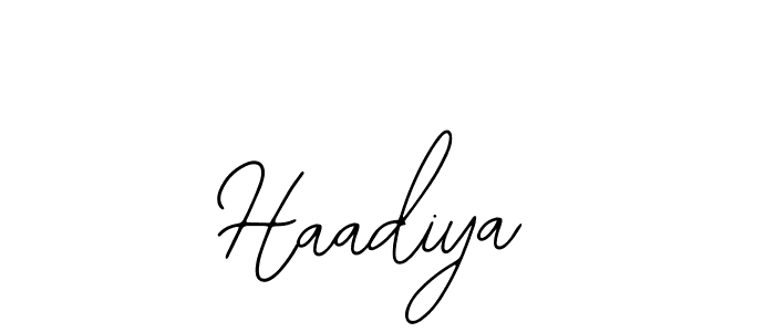 Make a beautiful signature design for name Haadiya. Use this online signature maker to create a handwritten signature for free. Haadiya signature style 12 images and pictures png