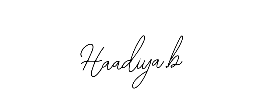 Similarly Bearetta-2O07w is the best handwritten signature design. Signature creator online .You can use it as an online autograph creator for name Haadiya.b. Haadiya.b signature style 12 images and pictures png
