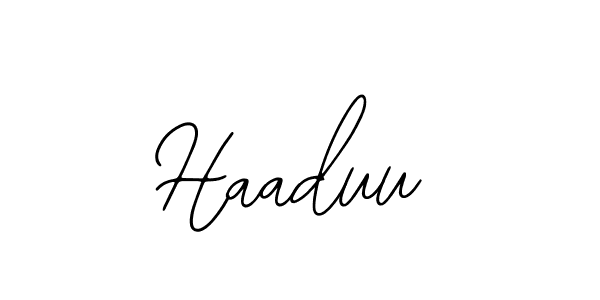 The best way (Bearetta-2O07w) to make a short signature is to pick only two or three words in your name. The name Haaduu include a total of six letters. For converting this name. Haaduu signature style 12 images and pictures png