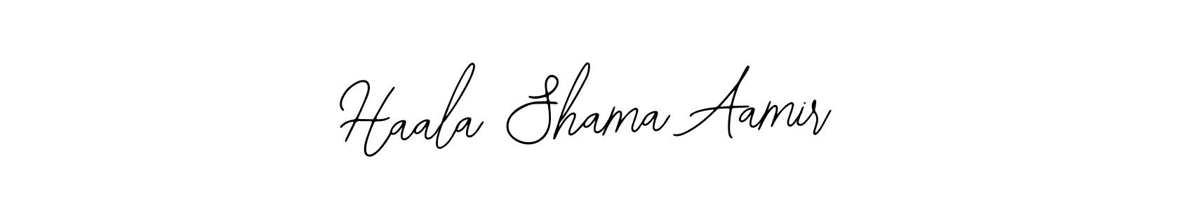This is the best signature style for the Haala Shama Aamir name. Also you like these signature font (Bearetta-2O07w). Mix name signature. Haala Shama Aamir signature style 12 images and pictures png