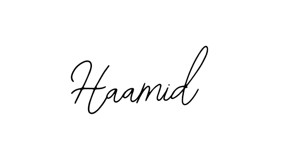 How to make Haamid signature? Bearetta-2O07w is a professional autograph style. Create handwritten signature for Haamid name. Haamid signature style 12 images and pictures png