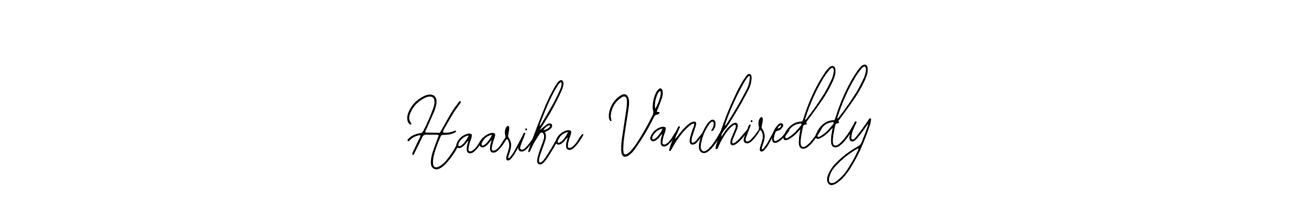 Create a beautiful signature design for name Haarika Vanchireddy. With this signature (Bearetta-2O07w) fonts, you can make a handwritten signature for free. Haarika Vanchireddy signature style 12 images and pictures png