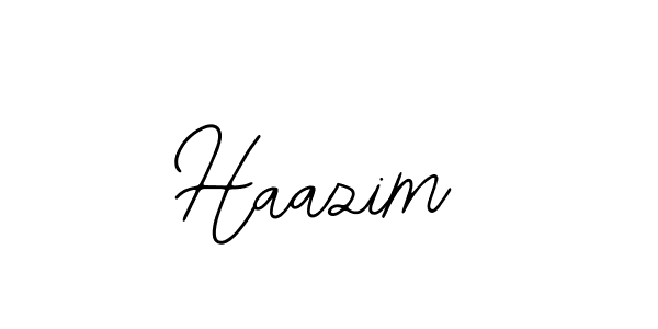 if you are searching for the best signature style for your name Haazim. so please give up your signature search. here we have designed multiple signature styles  using Bearetta-2O07w. Haazim signature style 12 images and pictures png