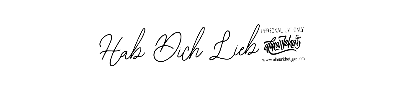 How to make Hab Dich Lieb! name signature. Use Bearetta-2O07w style for creating short signs online. This is the latest handwritten sign. Hab Dich Lieb! signature style 12 images and pictures png