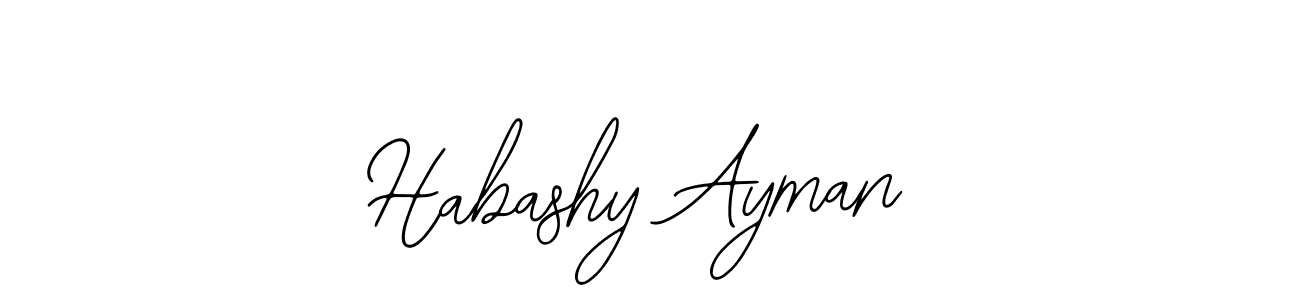 Make a beautiful signature design for name Habashy Ayman. With this signature (Bearetta-2O07w) style, you can create a handwritten signature for free. Habashy Ayman signature style 12 images and pictures png