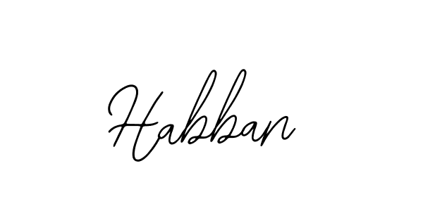 Bearetta-2O07w is a professional signature style that is perfect for those who want to add a touch of class to their signature. It is also a great choice for those who want to make their signature more unique. Get Habban name to fancy signature for free. Habban signature style 12 images and pictures png