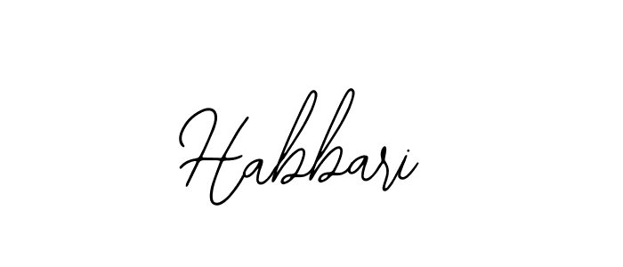 You should practise on your own different ways (Bearetta-2O07w) to write your name (Habbari) in signature. don't let someone else do it for you. Habbari signature style 12 images and pictures png