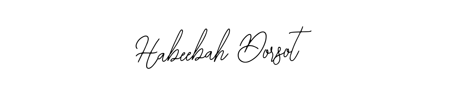 How to Draw Habeebah Dorsot signature style? Bearetta-2O07w is a latest design signature styles for name Habeebah Dorsot. Habeebah Dorsot signature style 12 images and pictures png