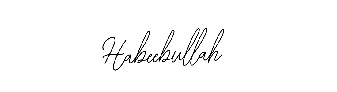 Similarly Bearetta-2O07w is the best handwritten signature design. Signature creator online .You can use it as an online autograph creator for name Habeebullah. Habeebullah signature style 12 images and pictures png