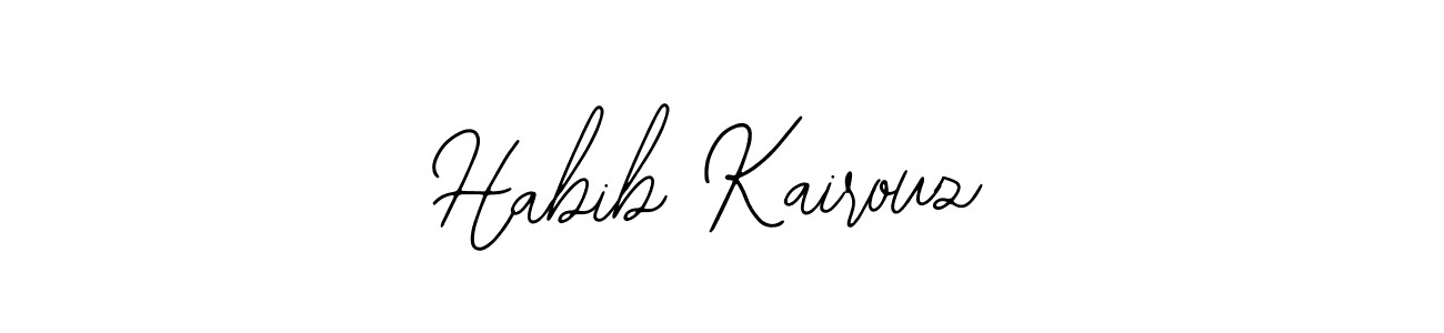 Make a beautiful signature design for name Habib Kairouz. With this signature (Bearetta-2O07w) style, you can create a handwritten signature for free. Habib Kairouz signature style 12 images and pictures png