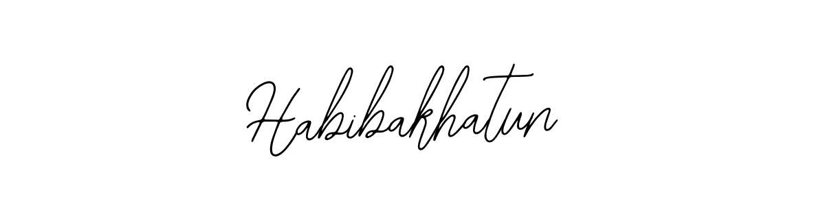 How to make Habibakhatun name signature. Use Bearetta-2O07w style for creating short signs online. This is the latest handwritten sign. Habibakhatun signature style 12 images and pictures png