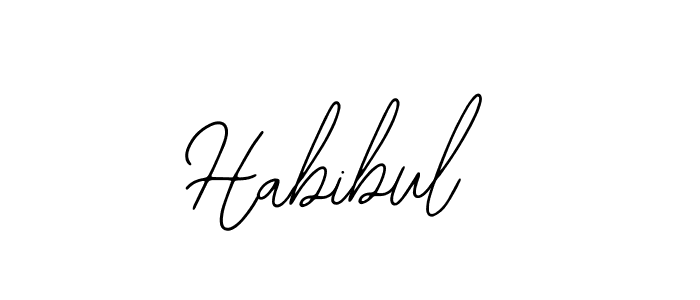 The best way (Bearetta-2O07w) to make a short signature is to pick only two or three words in your name. The name Habibul include a total of six letters. For converting this name. Habibul signature style 12 images and pictures png