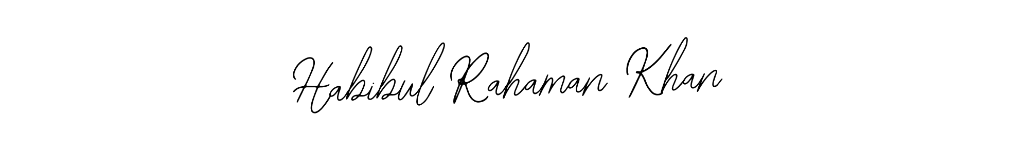 Design your own signature with our free online signature maker. With this signature software, you can create a handwritten (Bearetta-2O07w) signature for name Habibul Rahaman Khan. Habibul Rahaman Khan signature style 12 images and pictures png
