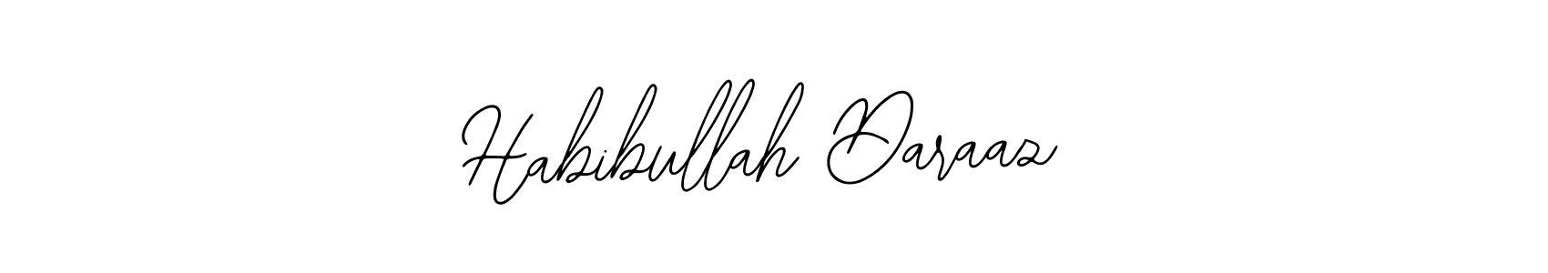 You can use this online signature creator to create a handwritten signature for the name Habibullah Daraaz. This is the best online autograph maker. Habibullah Daraaz signature style 12 images and pictures png