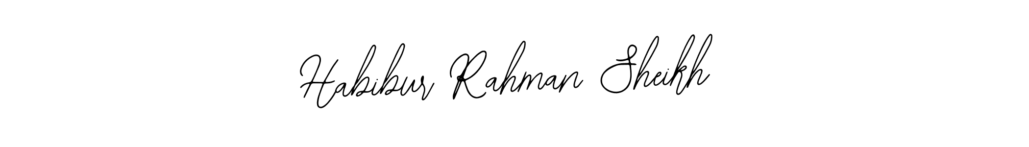 The best way (Bearetta-2O07w) to make a short signature is to pick only two or three words in your name. The name Habibur Rahman Sheikh include a total of six letters. For converting this name. Habibur Rahman Sheikh signature style 12 images and pictures png