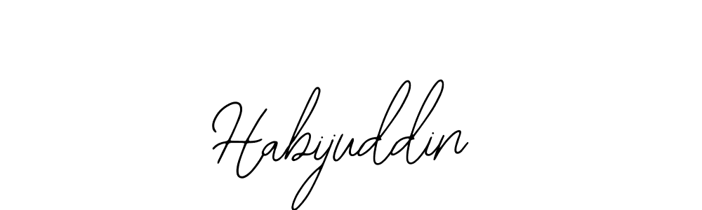 if you are searching for the best signature style for your name Habijuddin. so please give up your signature search. here we have designed multiple signature styles  using Bearetta-2O07w. Habijuddin signature style 12 images and pictures png