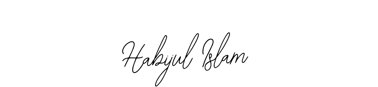 Design your own signature with our free online signature maker. With this signature software, you can create a handwritten (Bearetta-2O07w) signature for name Habijul Islam. Habijul Islam signature style 12 images and pictures png