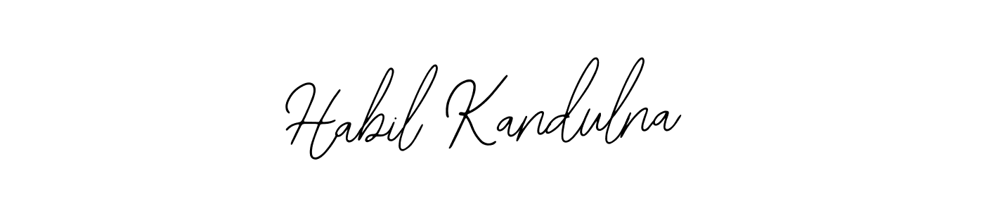 Habil Kandulna stylish signature style. Best Handwritten Sign (Bearetta-2O07w) for my name. Handwritten Signature Collection Ideas for my name Habil Kandulna. Habil Kandulna signature style 12 images and pictures png