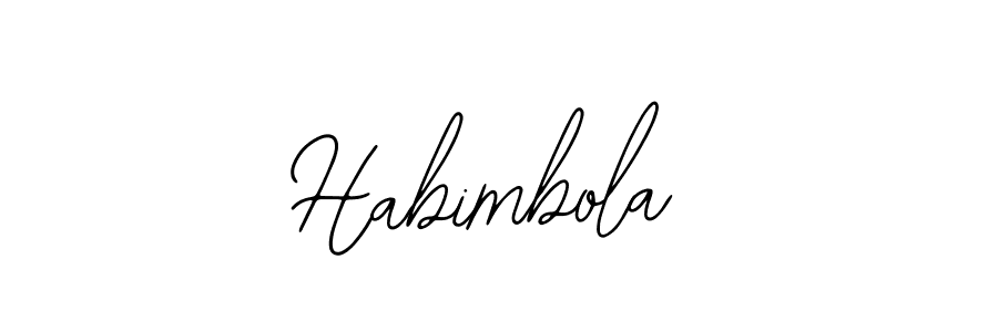 Also we have Habimbola name is the best signature style. Create professional handwritten signature collection using Bearetta-2O07w autograph style. Habimbola signature style 12 images and pictures png