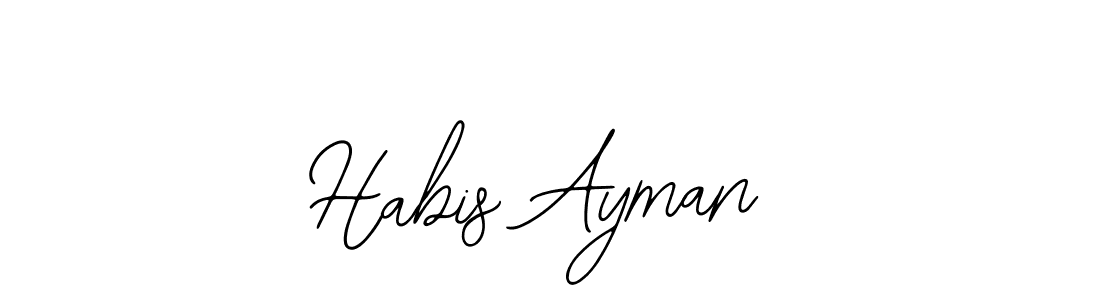 if you are searching for the best signature style for your name Habis Ayman. so please give up your signature search. here we have designed multiple signature styles  using Bearetta-2O07w. Habis Ayman signature style 12 images and pictures png