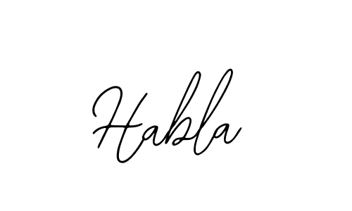 Also You can easily find your signature by using the search form. We will create Habla name handwritten signature images for you free of cost using Bearetta-2O07w sign style. Habla signature style 12 images and pictures png
