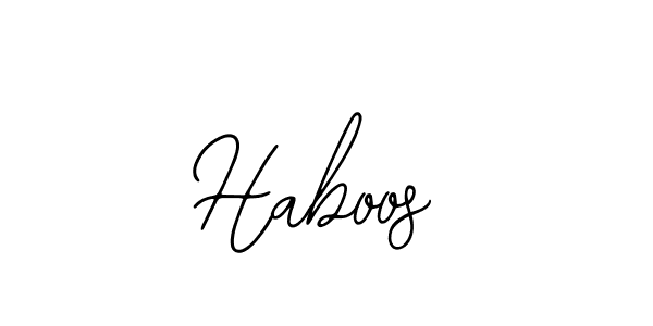 How to make Haboos name signature. Use Bearetta-2O07w style for creating short signs online. This is the latest handwritten sign. Haboos signature style 12 images and pictures png