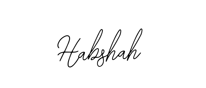 if you are searching for the best signature style for your name Habshah. so please give up your signature search. here we have designed multiple signature styles  using Bearetta-2O07w. Habshah signature style 12 images and pictures png