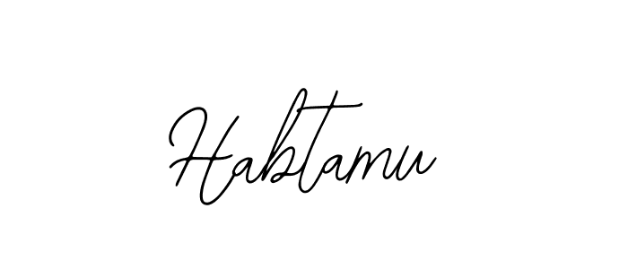 Create a beautiful signature design for name Habtamu. With this signature (Bearetta-2O07w) fonts, you can make a handwritten signature for free. Habtamu signature style 12 images and pictures png